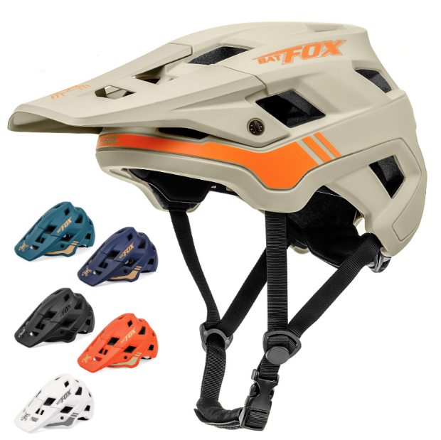 BATFOX Mountainbike-Helm: Leicht, In-Mold-Technologie, verstellbare Größenanpassung für Erwachsene und Jugendliche