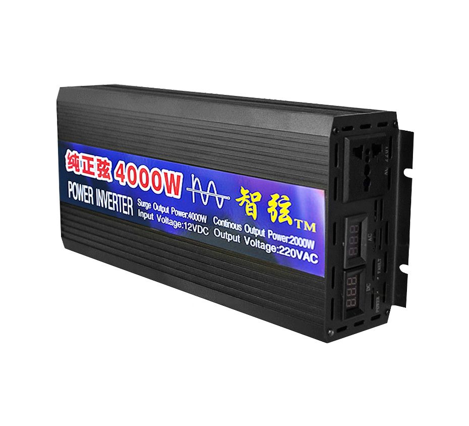 Reiner Sinus-Wechselrichter 2000W 3000W 4000W LED-Anzeige für empfindliche Elektronik, Haus-Notstromversorgung, Camping